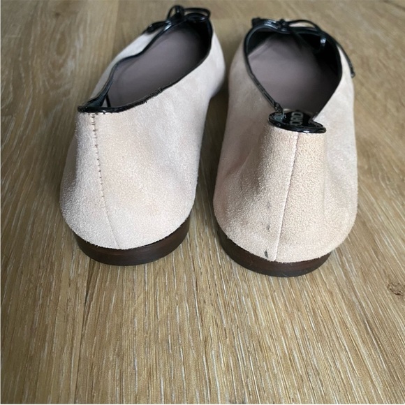 Tom Ford Bow Knot Blush Pink Suede Ballerina Flats 39.5 - Picture 5 of 10